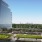 Yoga lawn with downtown Dallas views
